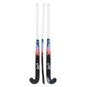 Kookaburra Echo L-Bow Hockey Stick - Black/multi - 37.5"Light